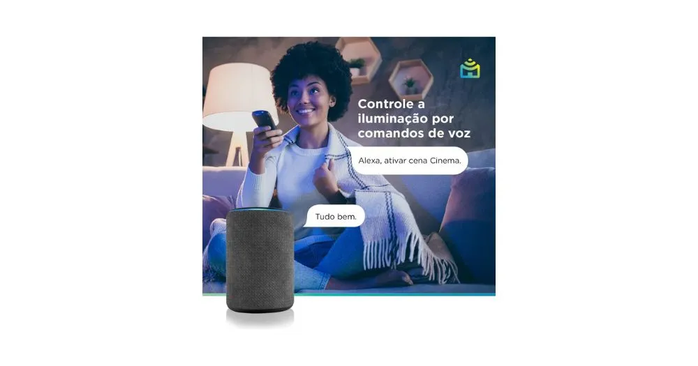Lâmpada Inteligente Positivo - 9W, LED, Bivolt - Compatível com Alexa 1 lampada inteligente positivo